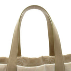 Chanel New Travel Line Tote Bag MM Nylon Leather Beige Gold — view 2