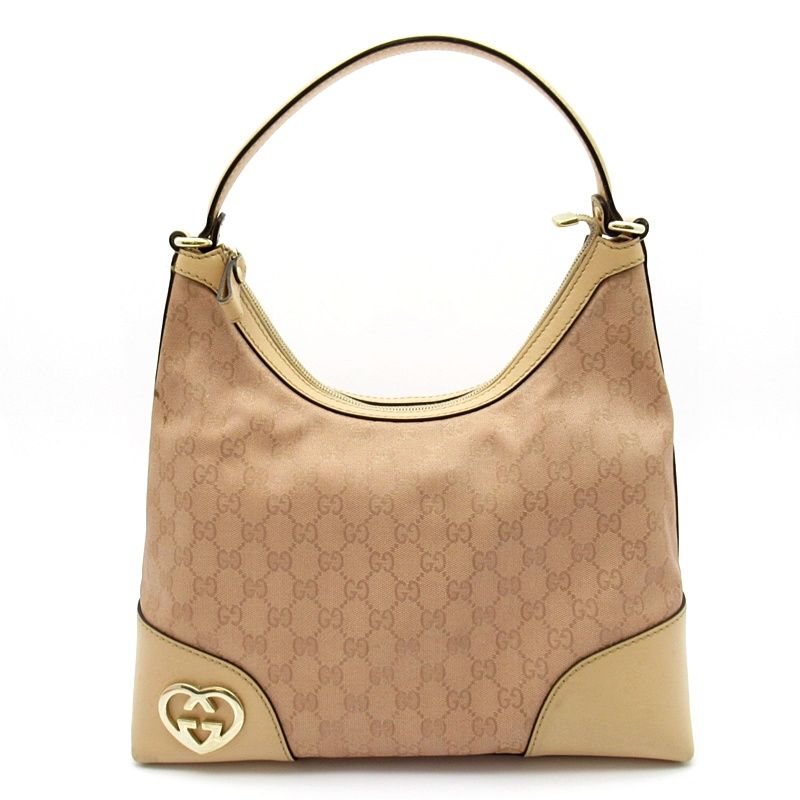 Gucci Lovely GG Canvas Shoulder Bag Pink