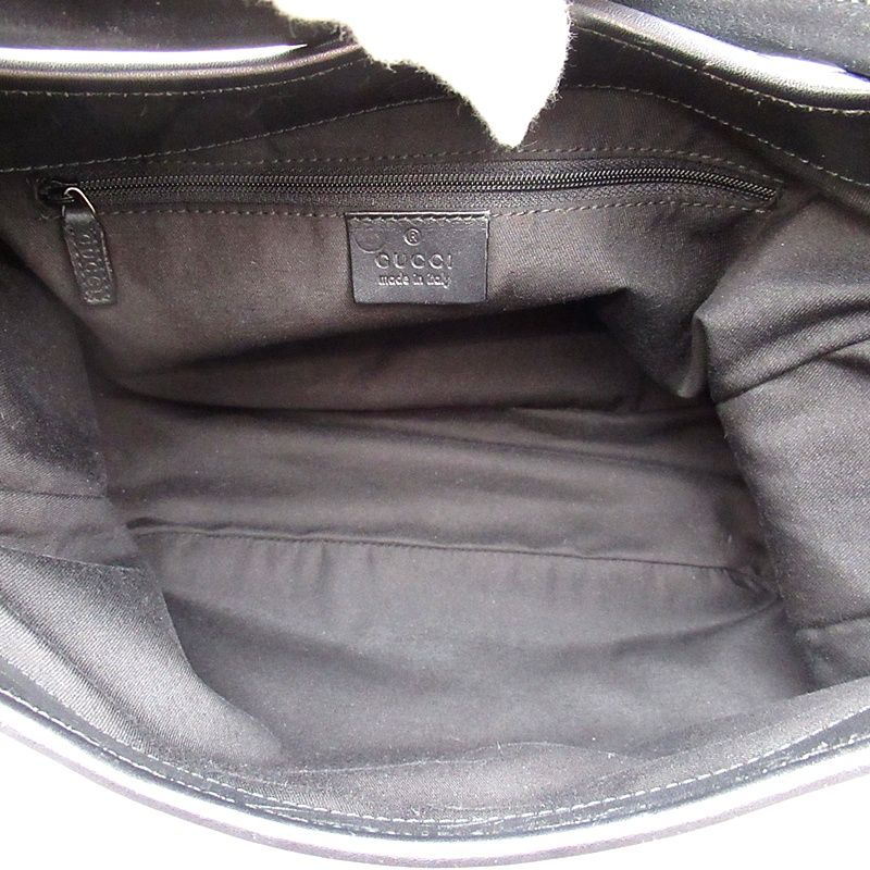 Gucci Jackie GG Canvas Leather Shoulder Bag — view 7