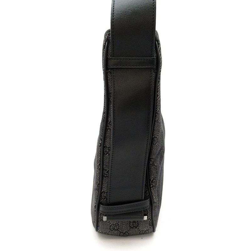 Gucci Jackie GG Canvas Leather Shoulder Bag — view 3