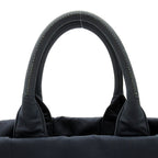 Prada Reversible Handbag Nylon Black Navy — view 2
