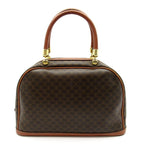 Celine Macadam Handbag Leather Brown — view 4