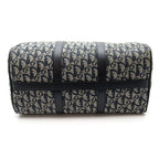 Dior Trotter Boston Bag Canvas Leather Navy — view 6