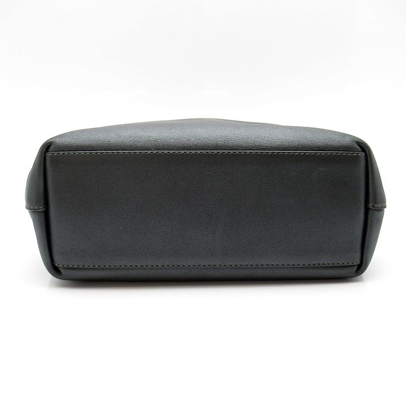 Dior Malice Pearl Handbag Leather Gray — view 6