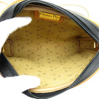 Dior Vintage Logo Shoulder Bag Canvas Leather Black — view 7