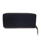 Louis Vuitton Portefeuille Clemence Monogram Empreinte Marine Rouge Wallet — view 2