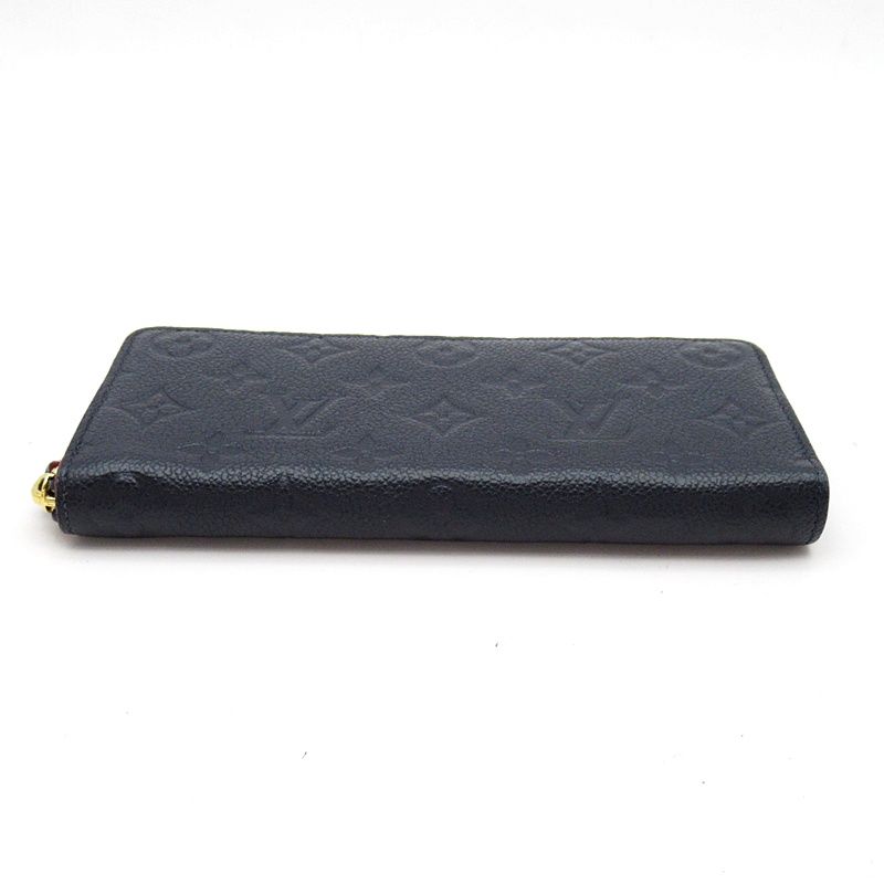 Louis Vuitton Portefeuille Clemence Monogram Empreinte Marine Rouge Wallet — view 4