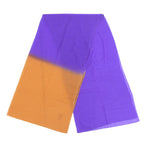 Hermes Cashmere Silk Logo Large Shawl Orange Purple 205 Scarf — view 5
