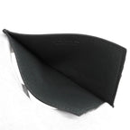 Prada Saffiano Leather Stripe Logo Business Card Case Black — view 6