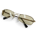 Louis Vuitton Conspiration Two Bridge Sunglasses Gold Clear Brown Eyewear