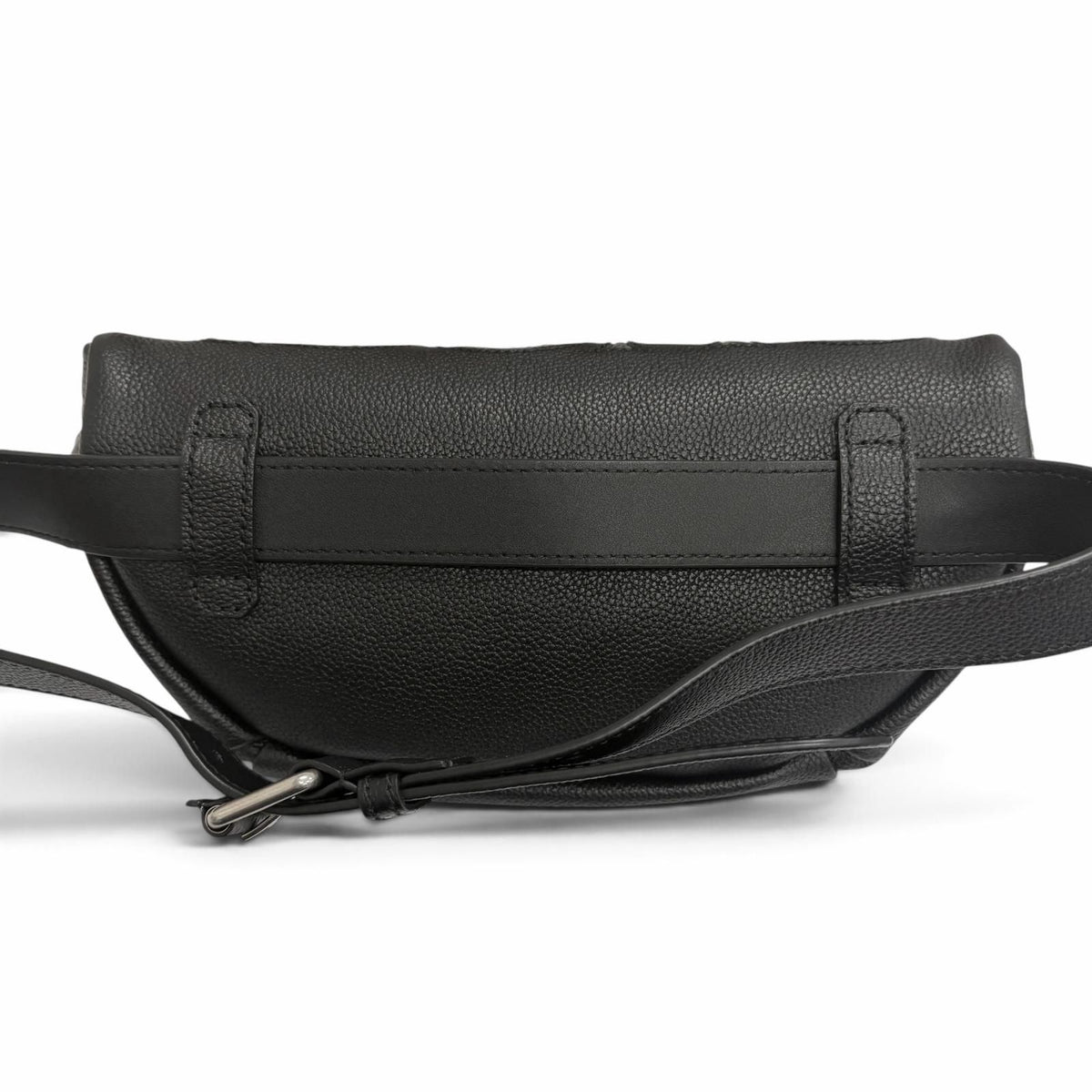 Gucci Leather GG Supreme Logo Belt Bag Waist Pouch Black — view 4