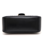 Gucci GG Marmont Small Top Handle Bag Black Leather Handbag — view 3
