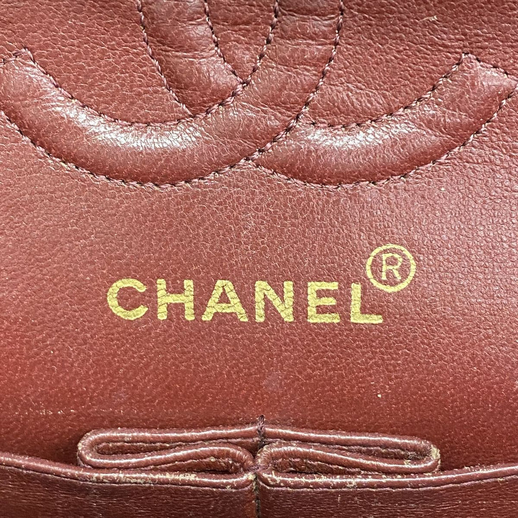 Chanel Shoulder Bag Quilted Lambskin Black Gold — view 5