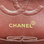 Chanel Shoulder Bag Quilted Lambskin Black Gold — view 5
