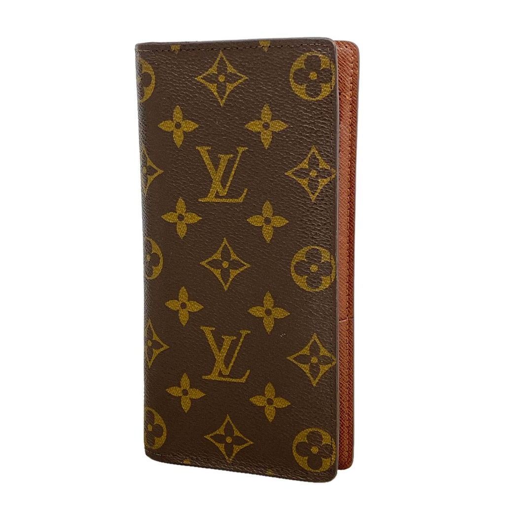 Louis Vuitton Wallet Monogram Portefeuille Brazza Brown