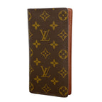 Louis Vuitton Wallet Monogram Portefeuille Brazza Brown