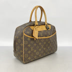 Louis Vuitton Handbag Monogram Deauville Brown — view 2