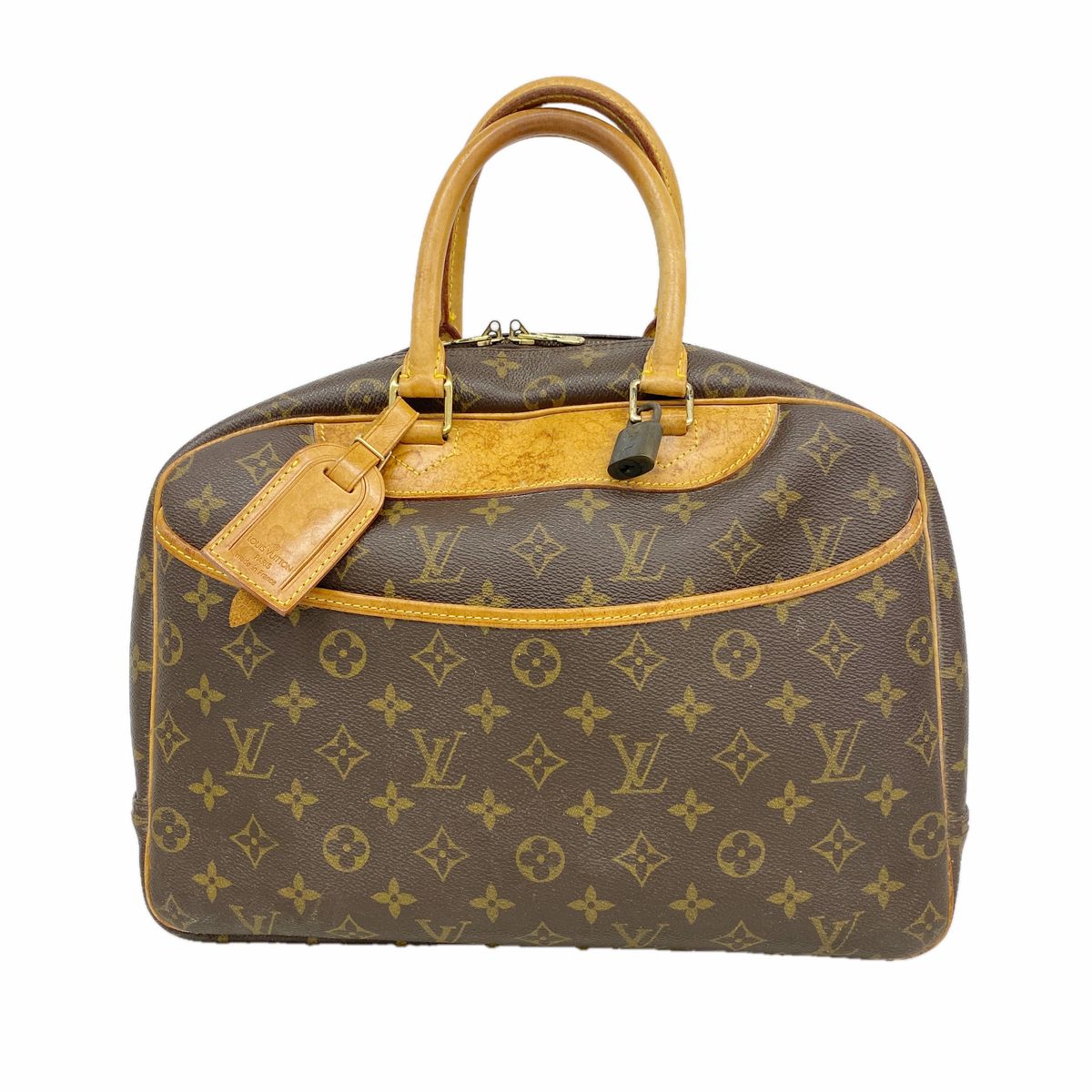 Louis Vuitton Handbag Monogram Deauville Brown