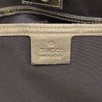 Gucci Tote Bag GG Crystal Brown Gold — view 5