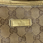 Gucci Tote Bag GG Crystal Brown Gold — view 7