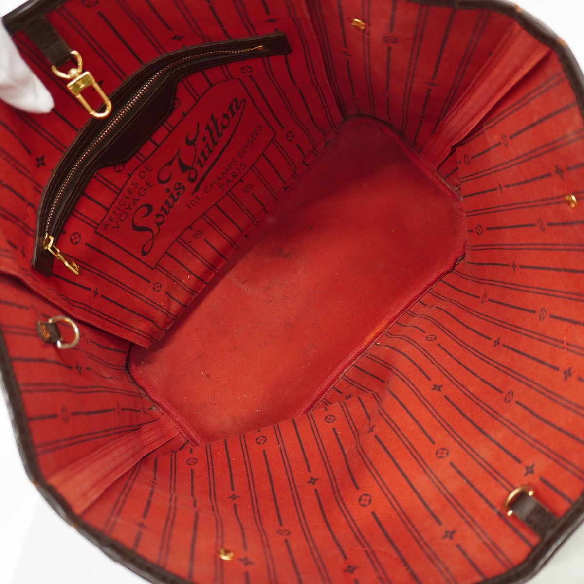 Louis Vuitton Tote Bag Damier Neverfull MM Ebene — view 4