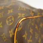Louis Vuitton Boston Bag Monogram Keepall Bandouliere 60 Brown — view 7