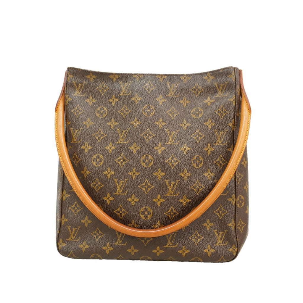 Louis Vuitton Shoulder Bag Monogram Looping GM Brown