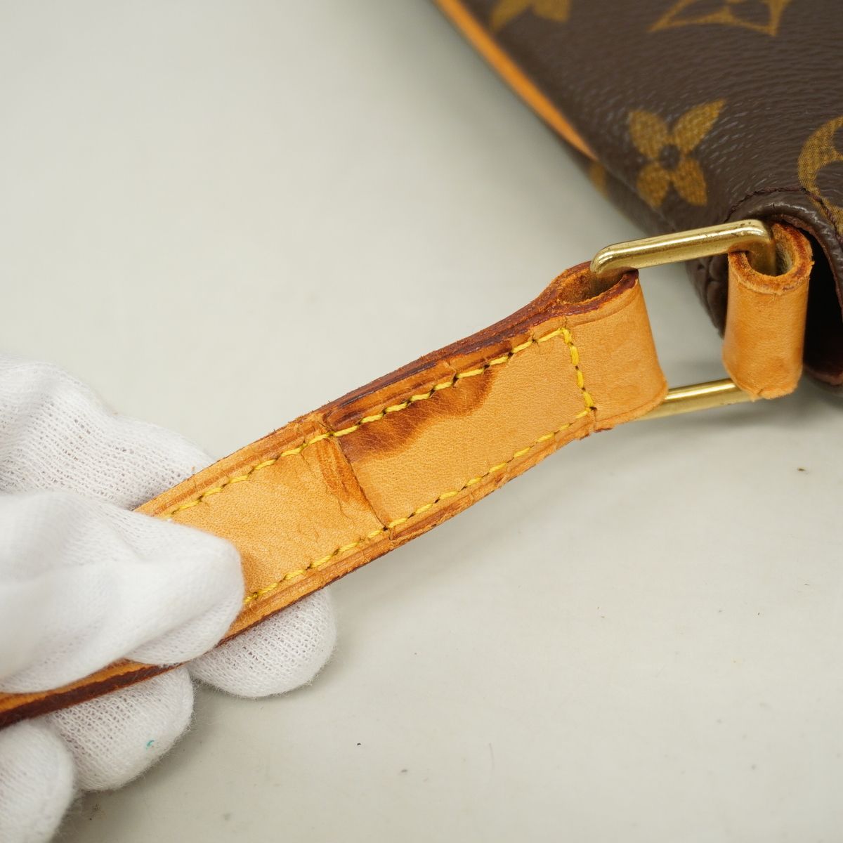 Louis Vuitton Shoulder Bag Monogram Musette Salsa Short Strap Brown — view 6