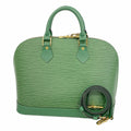 Louis Vuitton Handbag Epi Alma Borneo Green 2-Way Bag