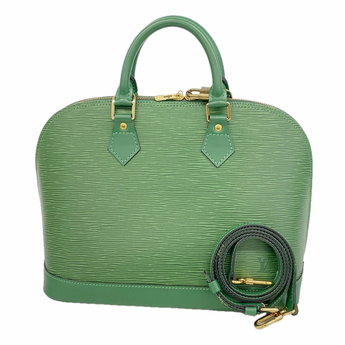 Louis Vuitton Handbag Epi Alma Borneo Green 2-Way Bag