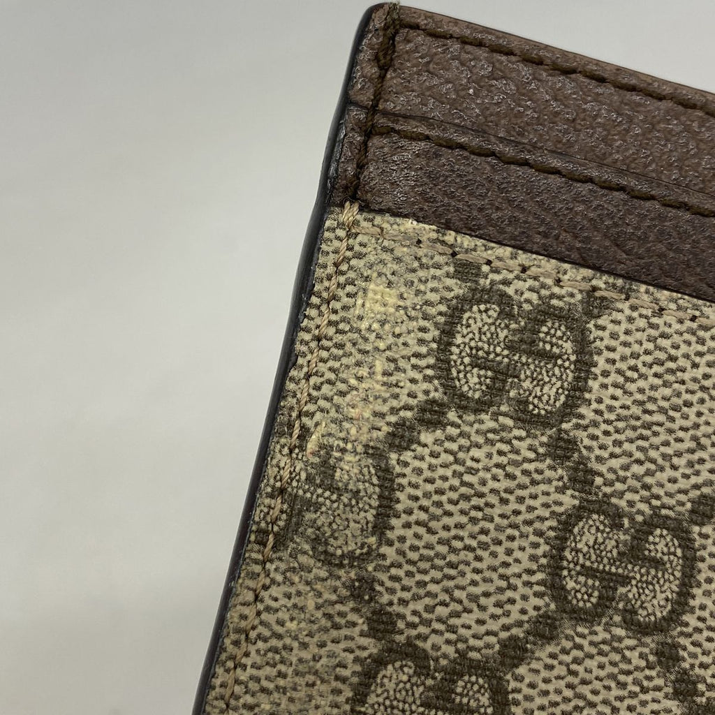 Gucci Card Case Ophidia Brown Gold — view 5