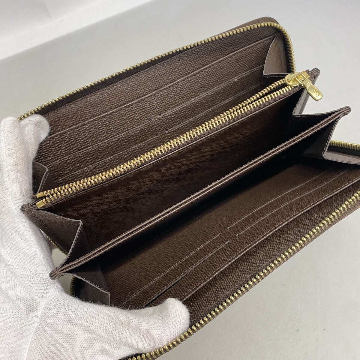 Louis Vuitton Wallet Damier Zippy Ebene — view 3