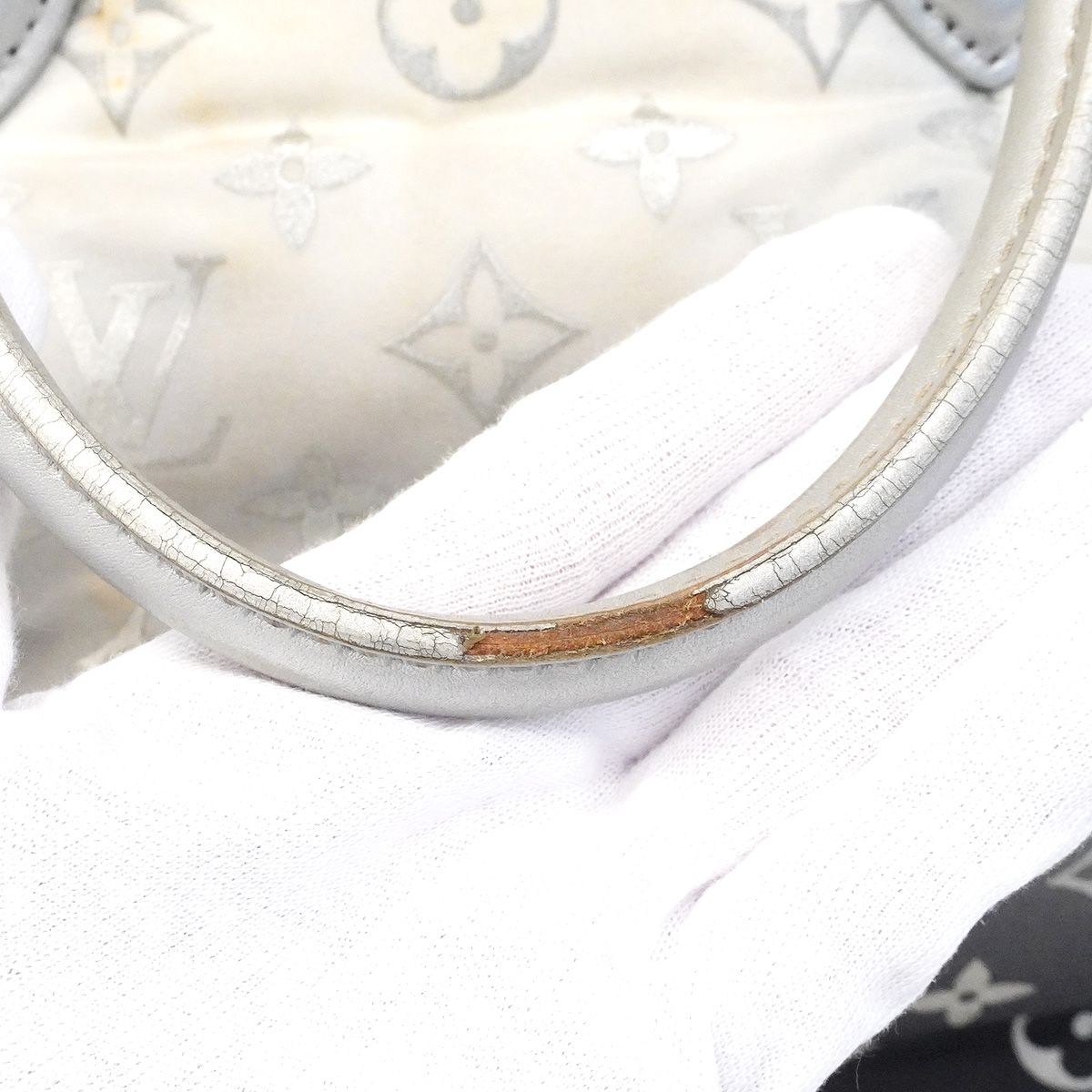 Louis Vuitton Tote Bag Monogram Nylon LV Ski On The Go MM Frost 2-Way — view 8
