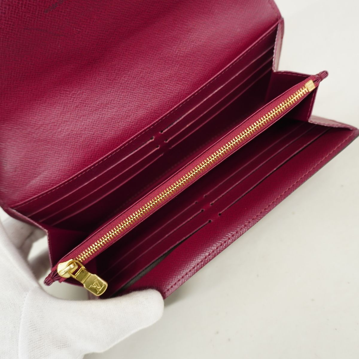 Louis Vuitton Wallet Monogram Portefeuille Sarah Fuchsia — view 3