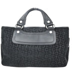 Celine C Macadam Boogie Bag Handbag Black Suede Leather — view 4
