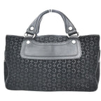 Celine C Macadam Boogie Bag Handbag Black Suede Leather