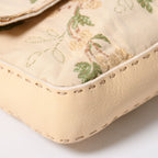 Fendi Selleria Mamma Bucket Flower Embroidery Shoulder Bag Botanical Pattern FF — view 7