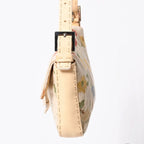 Fendi Selleria Mamma Bucket Flower Embroidery Shoulder Bag Botanical Pattern FF — view 4