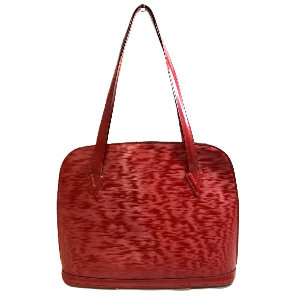 Louis Vuitton Lussac Epi Handbag Leather