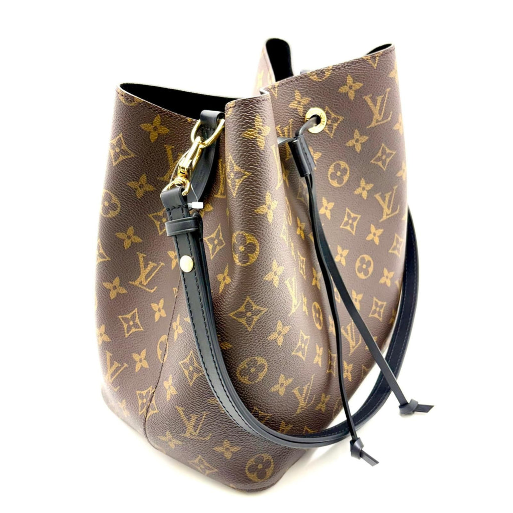 Louis Vuitton Neo Noe Monogram Noir Shoulder Bag — view 3