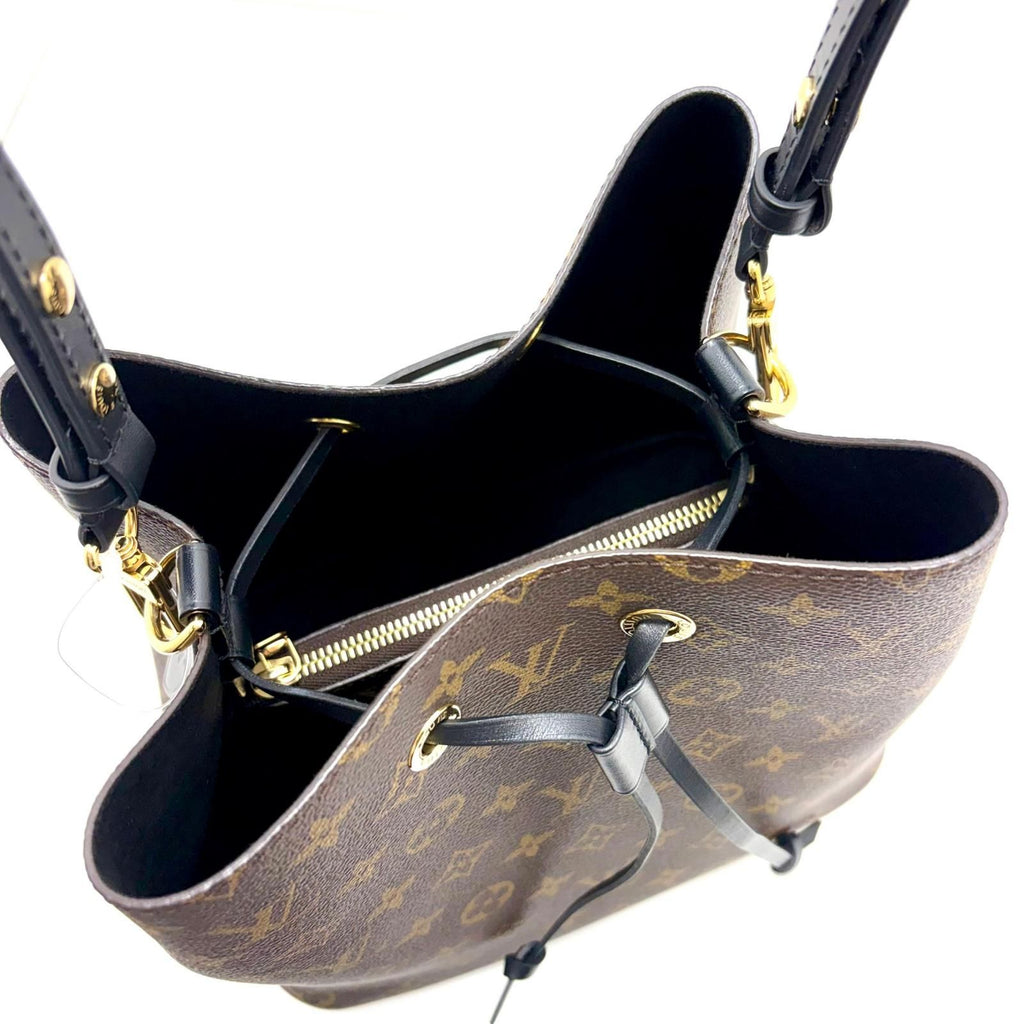 Louis Vuitton Neo Noe Monogram Noir Shoulder Bag — view 5