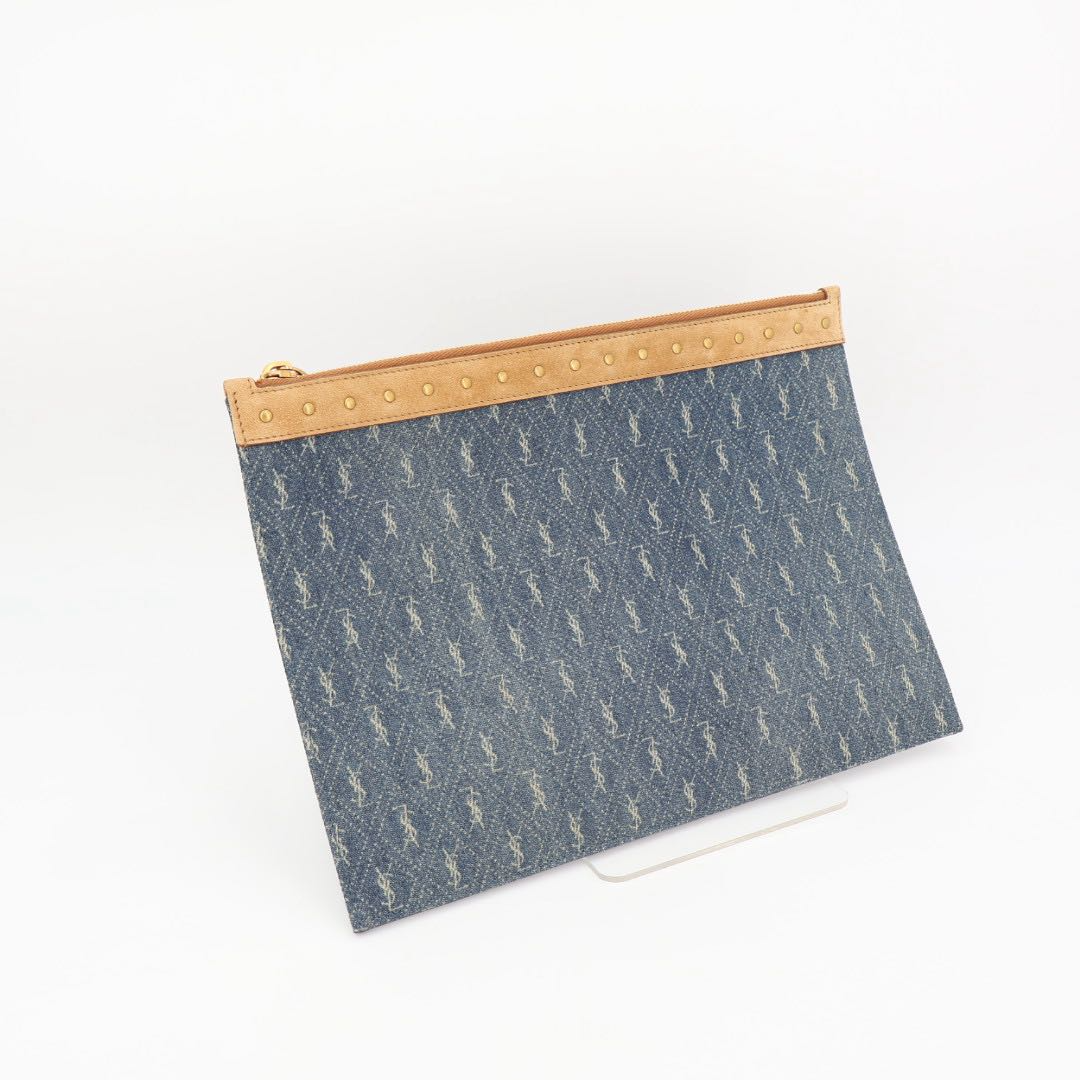Saint Laurent Clutch Blue