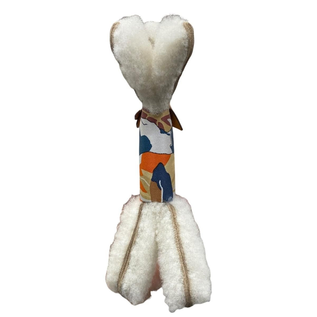 Hermes Buddy Charm Aloha Brown White Multicolor Keychain — view 6