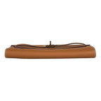 Hermes Kelly Long to Go Wallet on Chain Shoulder Bag Veau Epsom Gold — view 5