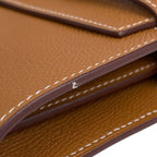 Hermes Kelly Long to Go Wallet on Chain Shoulder Bag Veau Epsom Gold — view 7