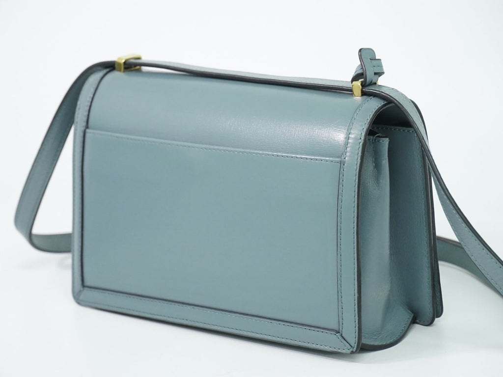 Loewe Barcelona Shoulder Bag Pochette Leather Blue — view 2