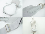 Prada Re Edition Shoulder Bag Pochette Nylon Light Gray — view 6