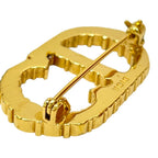 Dior Brooch Clair D Lune Rhinestone Metal Gold — view 5