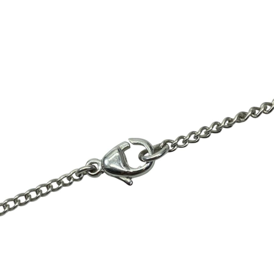 Chanel 07P Pendant CC Logo Heart Metal Rhinestone Silver — view 8