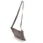 Gucci Guccissima Shoulder Bag Dark Brown Leather GG Canvas — view 7